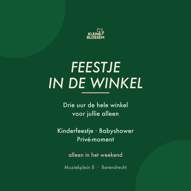Feestje in de winkel — 3 uur privé (kinderfeestje, babyshower of privé-moment)