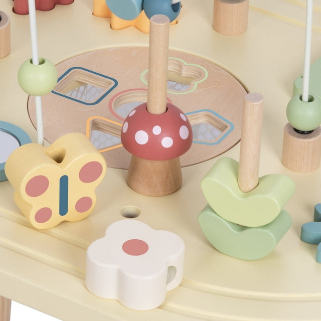 Houten activiteitentafel – educatief speelgoed kind 1-3 jaar – foto 2