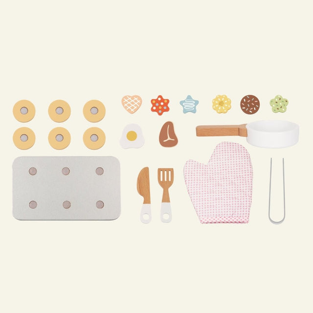 Houten speelgoed mini oven – keukenset kind 2-4 jaar – foto 2