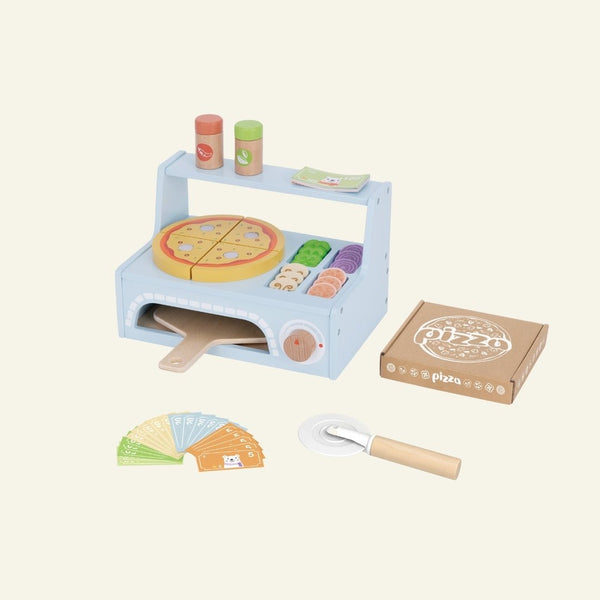 Houten Pizzaoven – complete pizza set - Kleine Bloesem