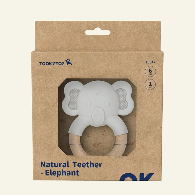 Olifant bijtring van natuurlijk hout – foto 2