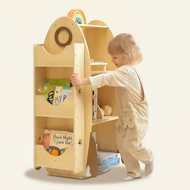 Raket boekenkast – 360° draaiend